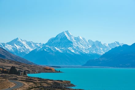 Aoraki / Mount Cook above Lake Pukaki